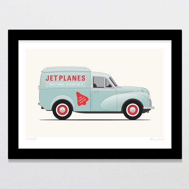 Glenn Jones Art Air Freight Art Print Art Print A1 Print / Black Frame