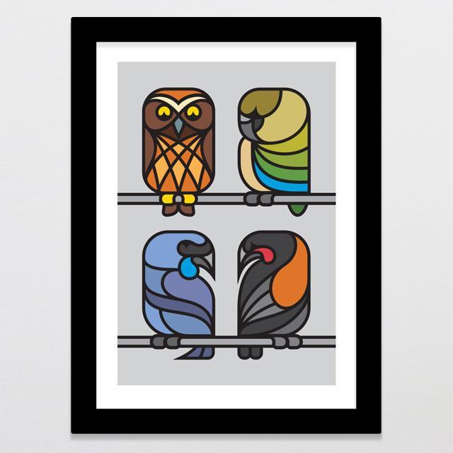Simply Natives 2 - A2 Limited Edition Art Print-Glenn Jones Art