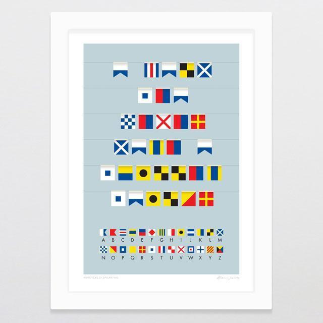 Nautically Speaking Art Print-Glenn Jones Art