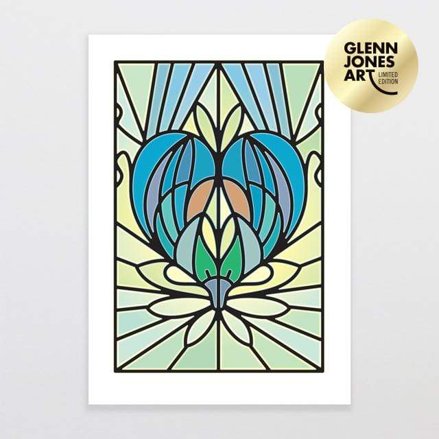Glenn Jones Art Tui Love 1 - Limited Edition Art Print Art Print A3 Print / Unframed