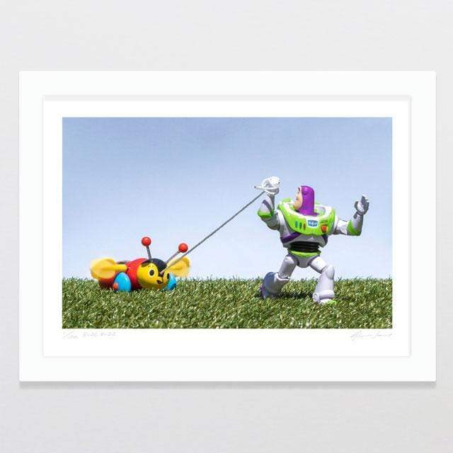 Glenn Jones Art Buzz Buzz - Limited Edition Photographic Print Art Print A3 Print / White Frame