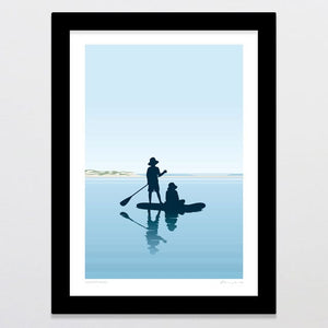 Glenn Jones Art Adventurers Art Print Art Print A4 / Black