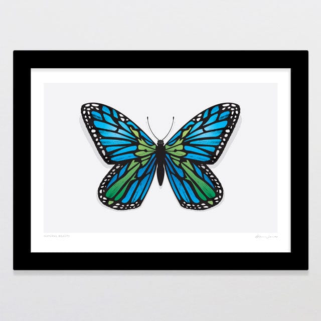 Glenn Jones Art Natural Beauty Art Print Art Print A4 / Black