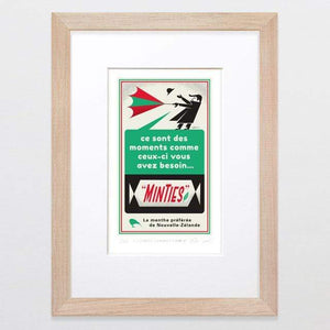 Glenn Jones Art French Connection 10 - A4 Matted Limited Edition Art Print Art Print A4 Framed - Raw Oak