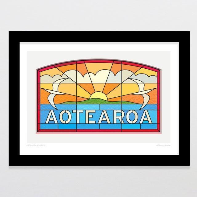 Aotearoa Window Art Print-Glenn Jones Art