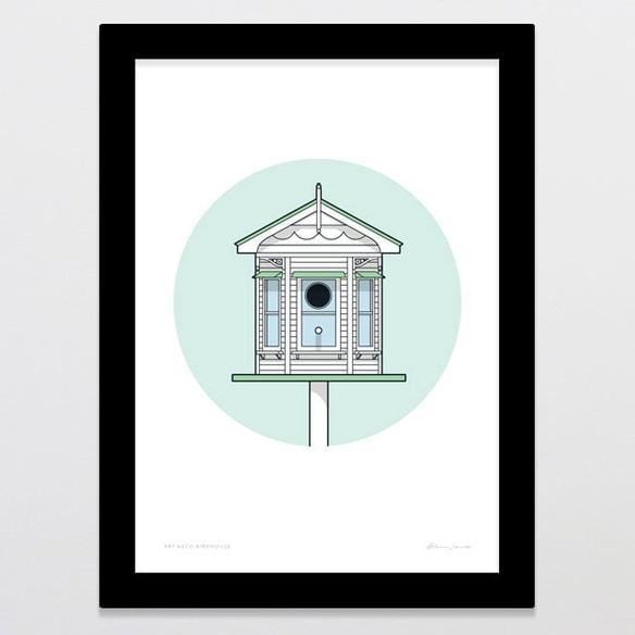 Birdhouse Villa Art Print-Glenn Jones Art