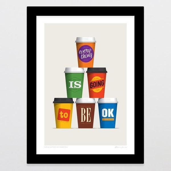Caffeination Affirmation Art Print - Glenn Jones Art