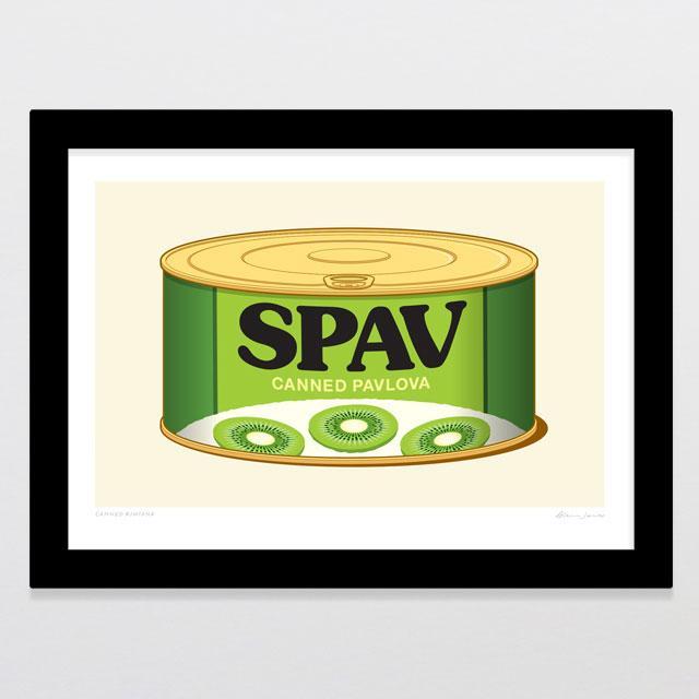 Canned Kiwiana Art Print-Glenn Jones Art