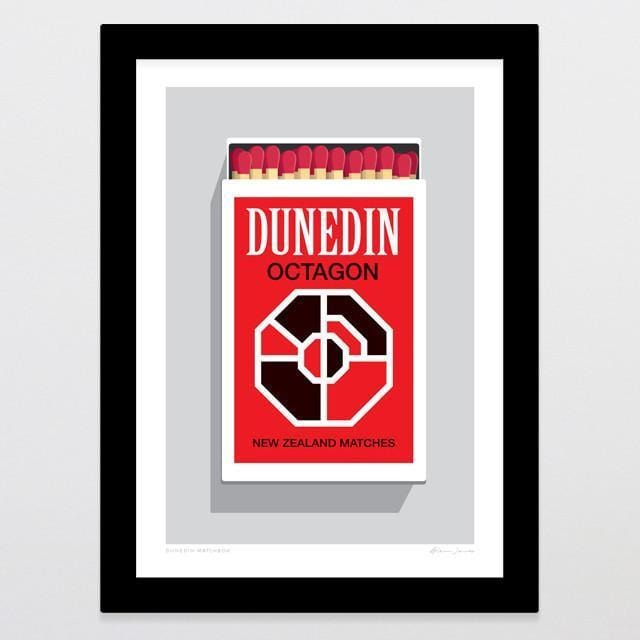 Dunedin Matchbox Art Print-Glenn Jones Art