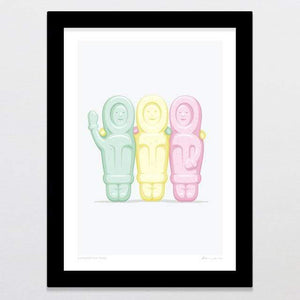 Glenn Jones Art Exploration Team Art Print Art Print A4 Print / Black Frame