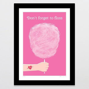 Floss Art Print-Glenn Jones Art