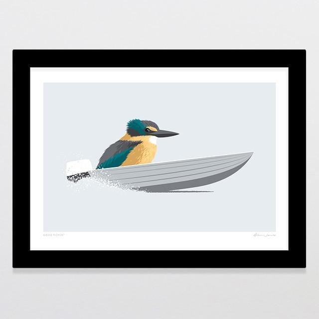 Gone Fishin' Art Print-Glenn Jones Art