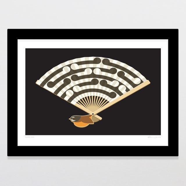 Hand Fan Art Print-Glenn Jones Art