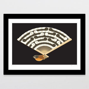 Hand Fan Art Print-Glenn Jones Art