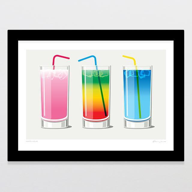 Happy Hour Art Print-Glenn Jones Art