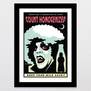Glenn Jones Art Horror Story Art Print Art Print A4 Print / Black Frame