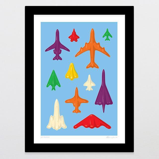 Jet Planes Art Print-Glenn Jones Art