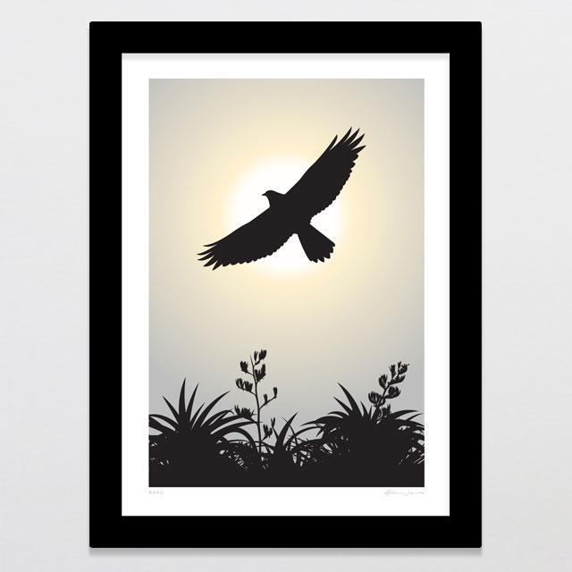 Kahu Art Print-Glenn Jones Art