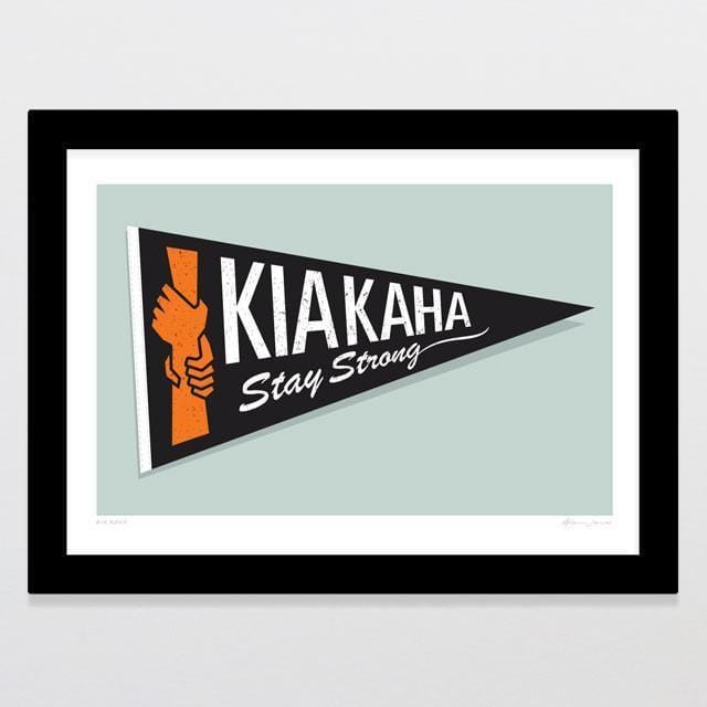 Kia Kaha Art Print-Glenn Jones Art