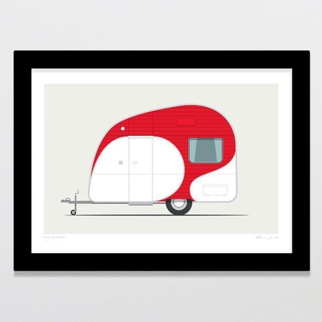 Kiwi Getaway Art Print-Glenn Jones Art