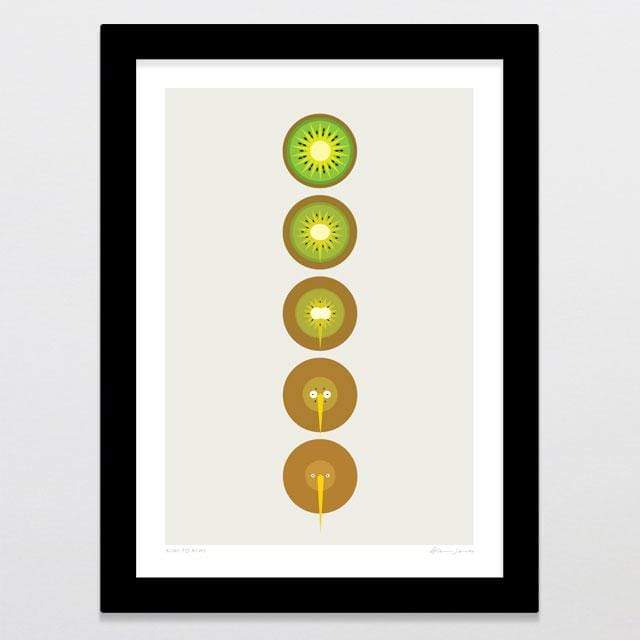 Kiwi To Kiwi Art Print