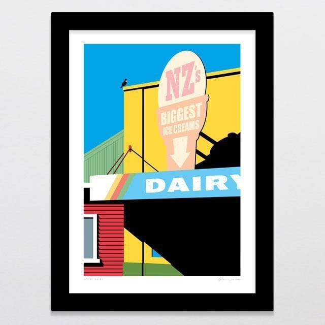 Local Dairy Art Print-Glenn Jones Art