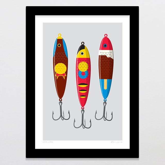 Local Lures Art Print-Glenn Jones Art