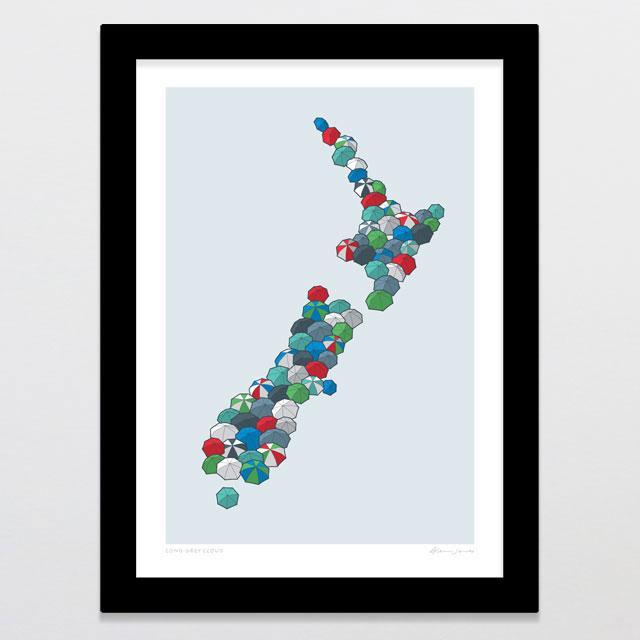 Long Grey Cloud Art Print-Glenn Jones Art