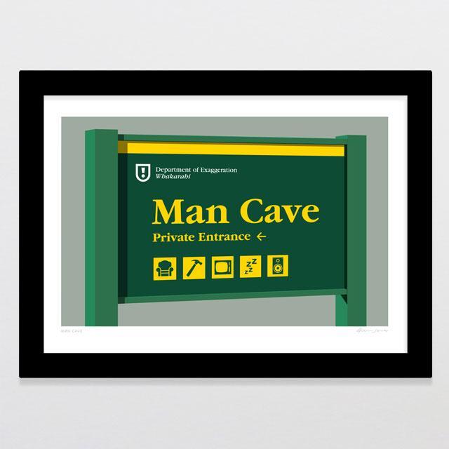 Man Cave Art Print-Glenn Jones Art