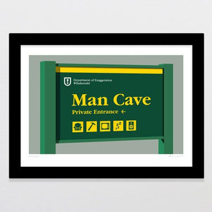 Man Cave Art Print-Glenn Jones Art