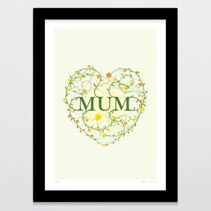 Mum Art Print-Glenn Jones Art
