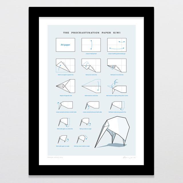 Paper Handling Art Print-Glenn Jones Art