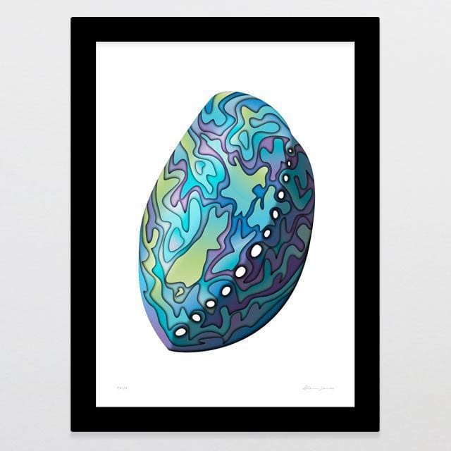 Paua Art Print-Glenn Jones Art