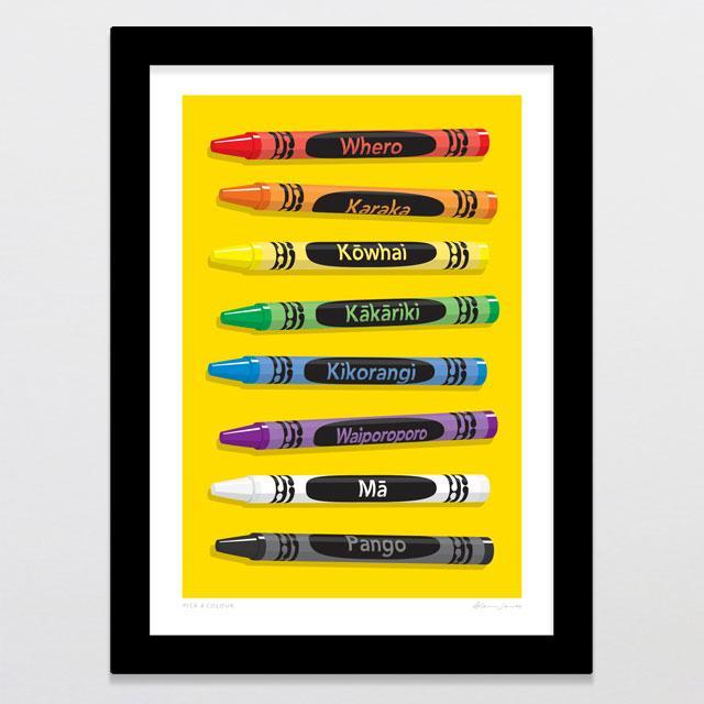 Pick A Colour Art Print-Glenn Jones Art