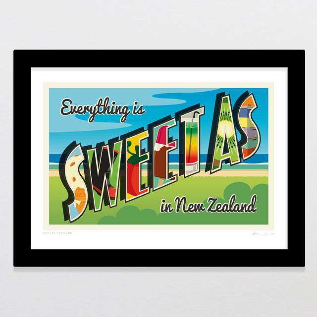 Picture Postcard Art Print-Glenn Jones Art