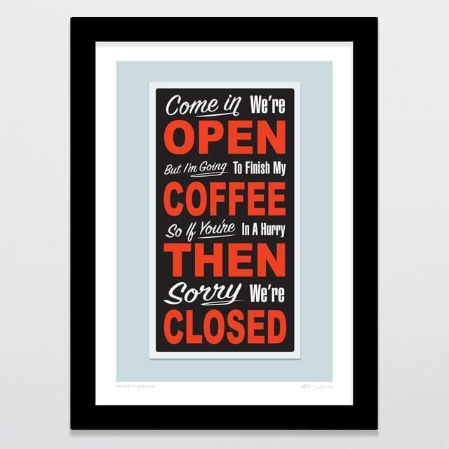 Priority Service Art Print-Glenn Jones Art