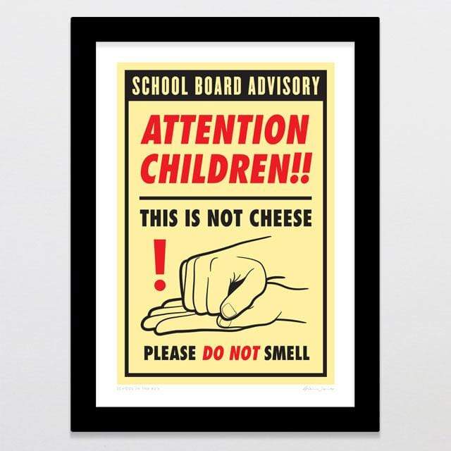 School In The 80's Art Print-Glenn Jones Art