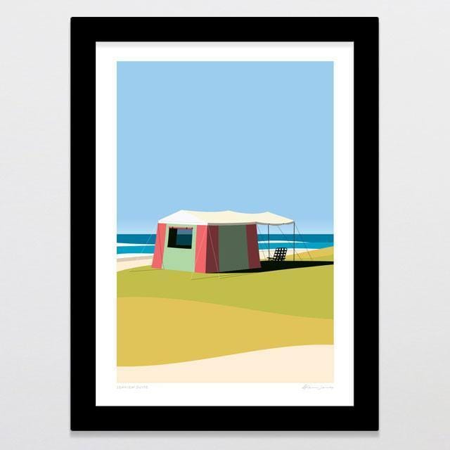 Seaview Suite Art Print-Glenn Jones Art