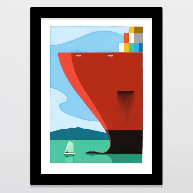 Shipping Lane Art Print-Glenn Jones Art