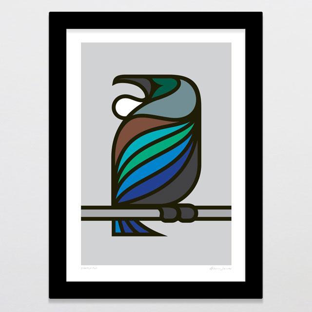 Simply Tui Art Print-Glenn Jones Art