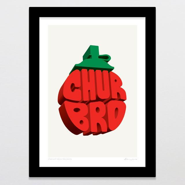 Straight From The Sauce Art Print-Glenn Jones Art