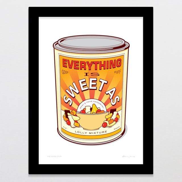The Good Stuff Art Print
