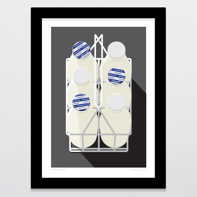 Three Of Each Art Print-Glenn Jones Art