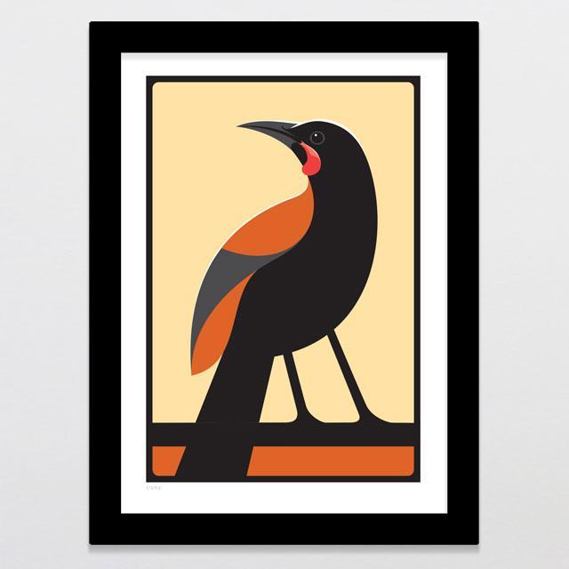 Tieke Art Print-Glenn Jones Art