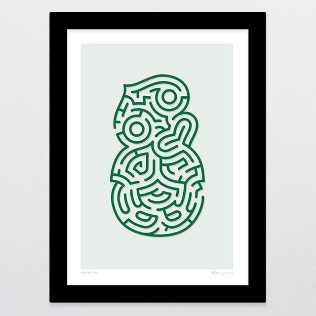 Tricky Tiki Art Print-Glenn Jones Art