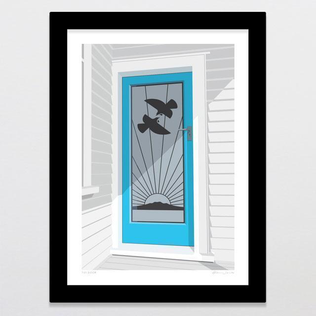 Tui Door Art Print-Glenn Jones Art