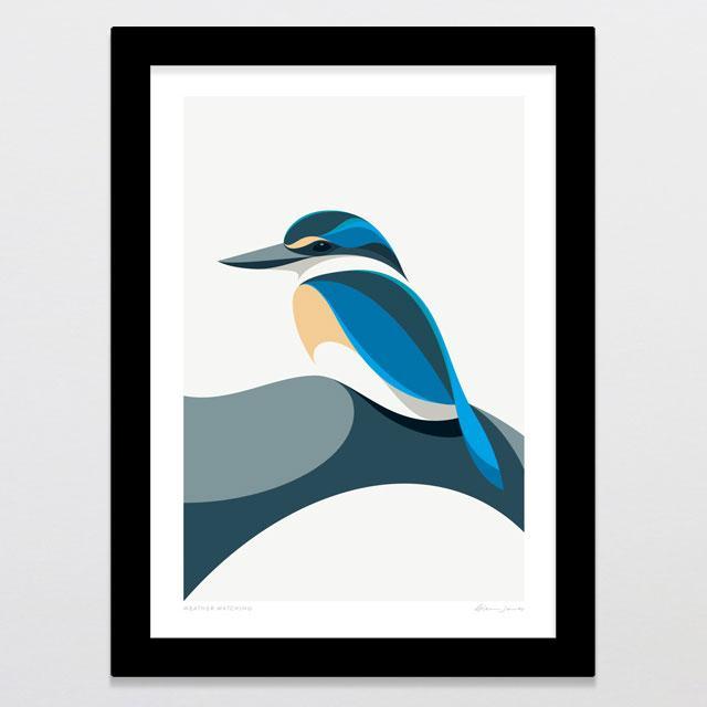 Weather Watching Art Print-Glenn Jones Art