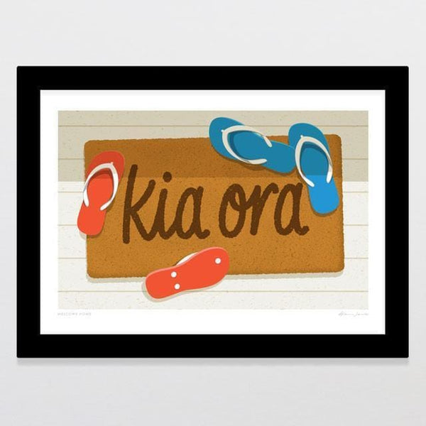 Home Art Print by NZ Artist Glenn Jones Glenn Jones Art