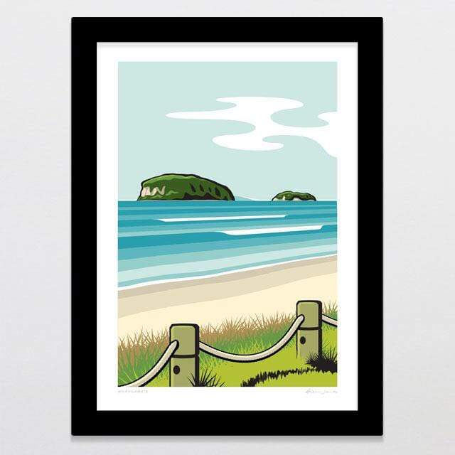 Whangamata Art Print
