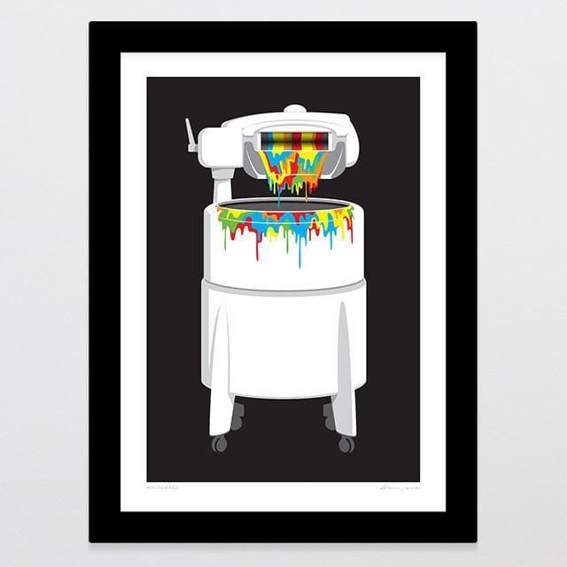 Whiteware Art Print-Glenn Jones Art